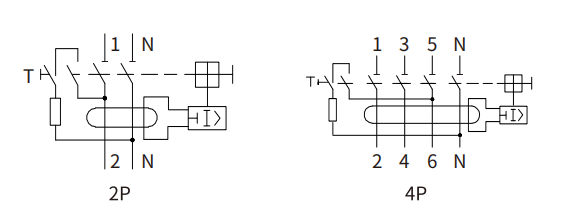 ETEK RCCB EKL1-80(H)Circuit Diagram