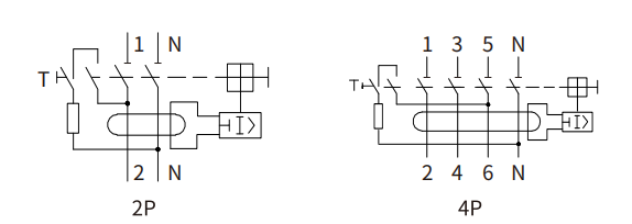 Schéma de circuit RCCB-EKL1-63