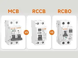 RCBO vs. RCD vs. MCB What's the Difference