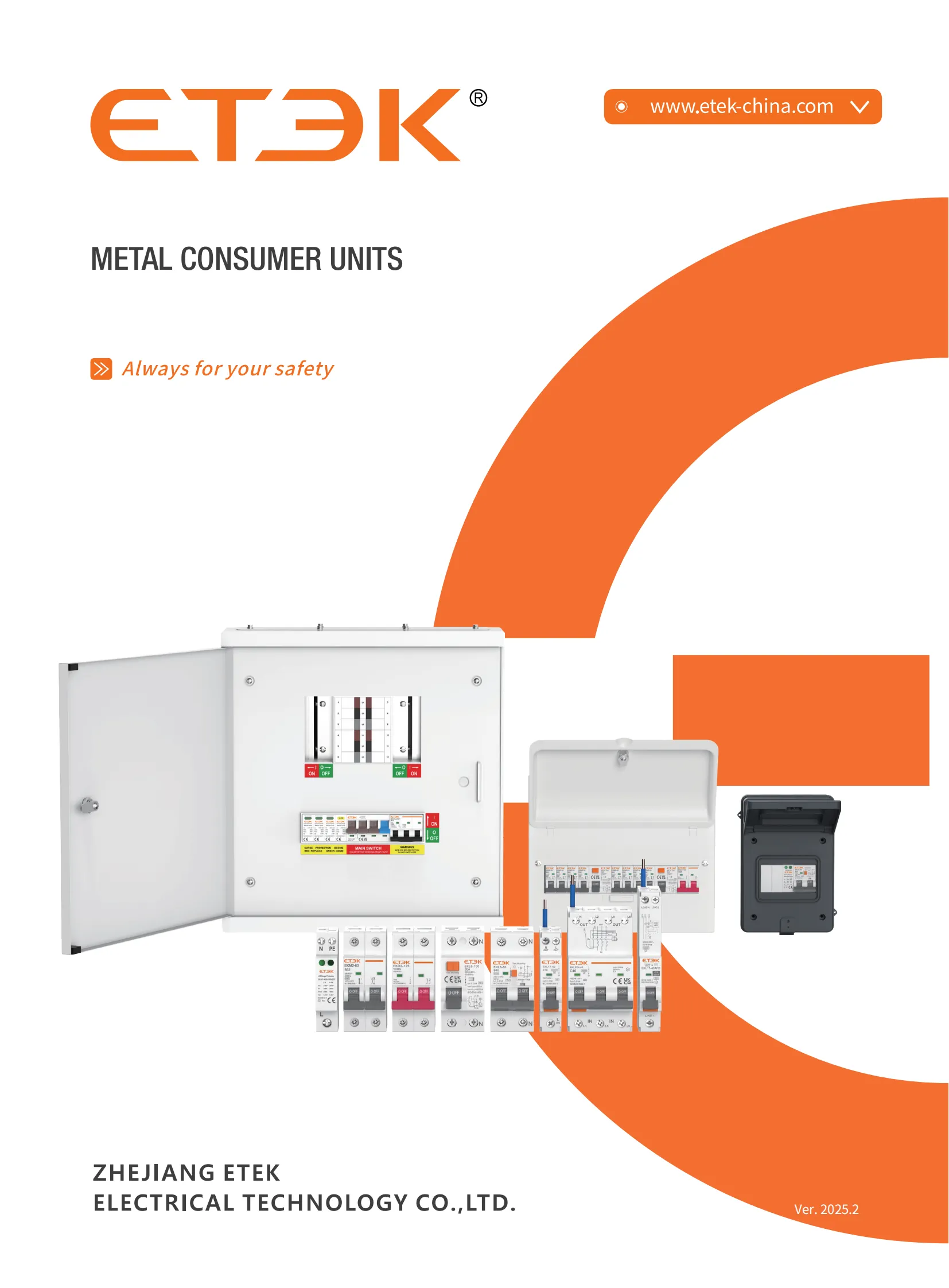 Unités de consommation métalliques ETEK