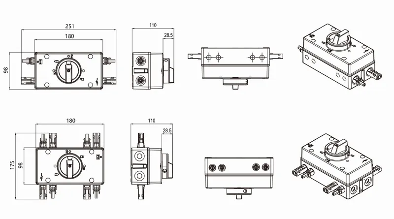 ekd6 el32 boîtier isolant cc 17
