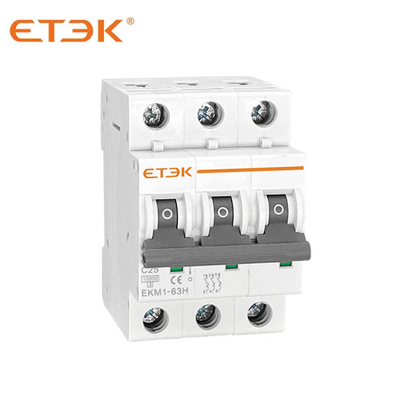 Disjoncteur miniature ETEK EKM1-63H 10kA Chine MCB usine - Chine